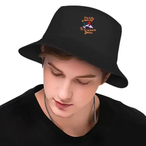 Bad Bunny DTMF Couples Matching Bucket Hat Foldable Fisherman Sun Hat