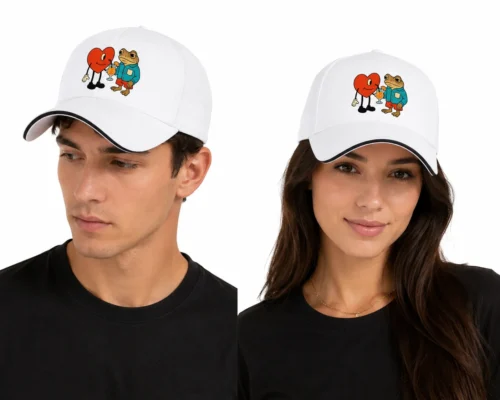 Bad Bunny DTMF Couples Matching Baseball Cap Un Verano Sin Ti Adjustable Hat