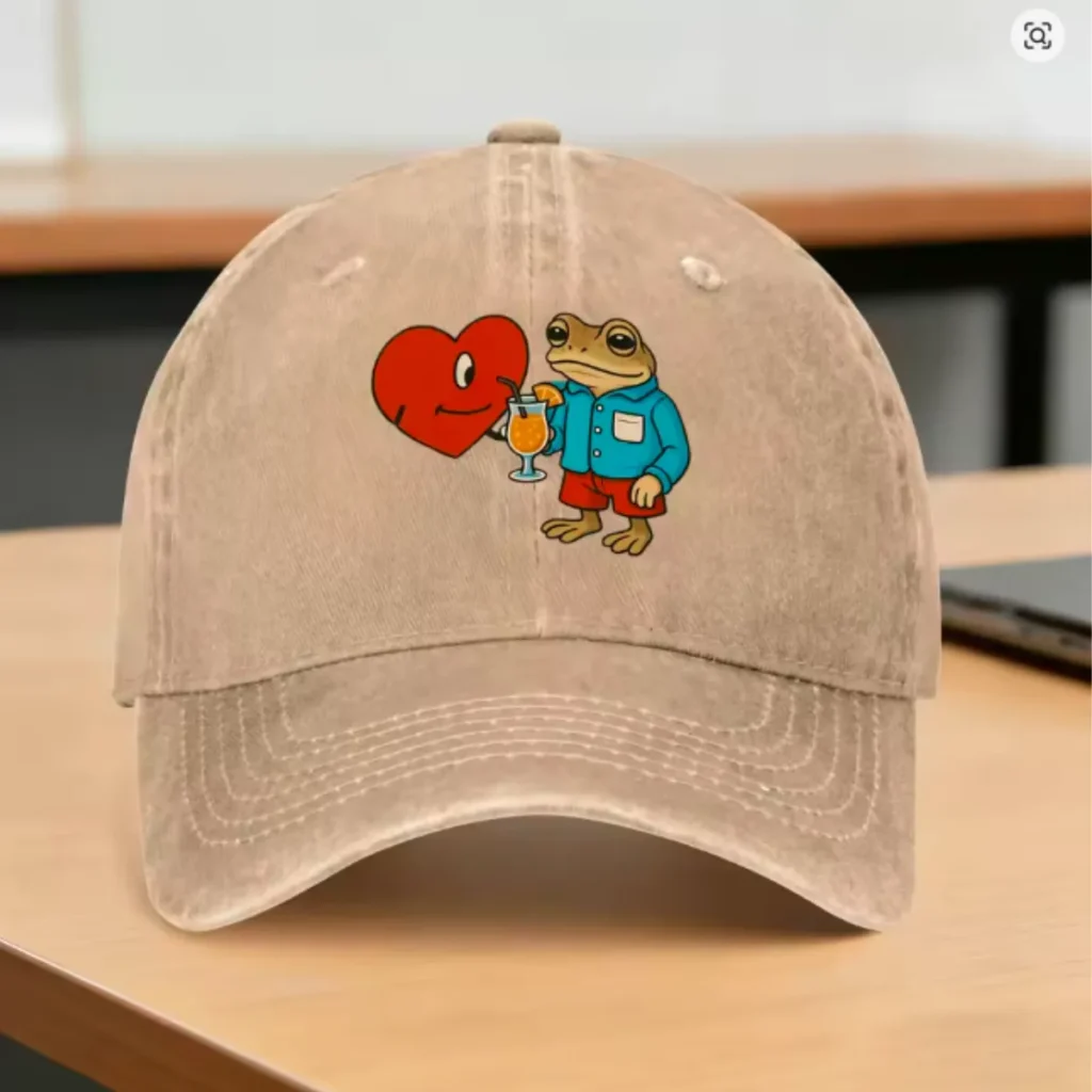Bad Bunny DTMF World Tour Couples Matching Y2K Vintage Washed Baseball Cap