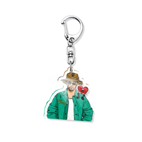 Bad Bunny Acrylic Keychain Un Verano Sin Ti Gift Keyring