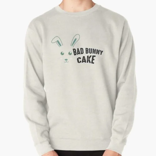 Bad Bunny Cake Pullover Sweatshirt Premium Unisex Graphic Crewneck