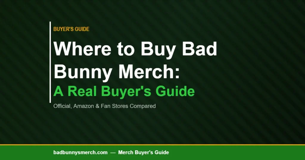 where to buy bad bunny merch banner